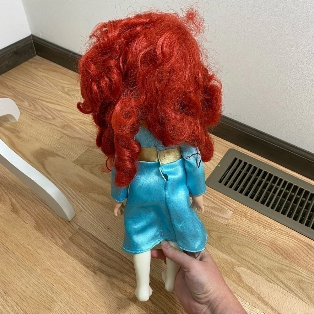 Disney Merida Toddler Doll Kids Toy Princess Blue Red